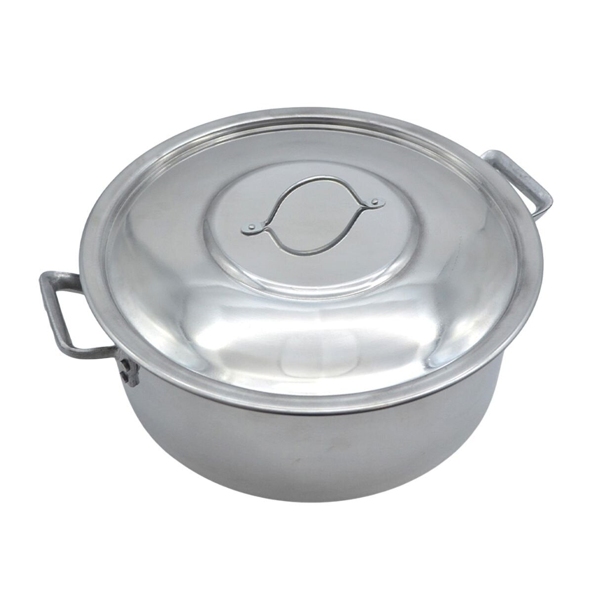 Budinera con Tapa Aluminio Triple Fuerte #34 12 lt 34x13 cm